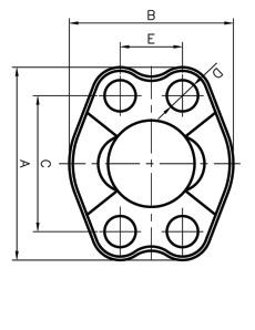 SAE整体法兰夹3000PSI