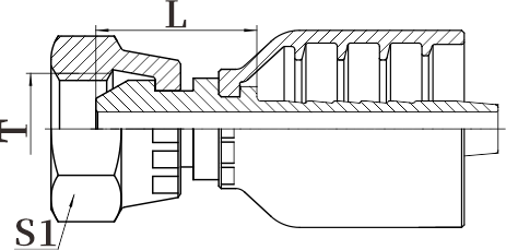 公制内螺纹60°锥面