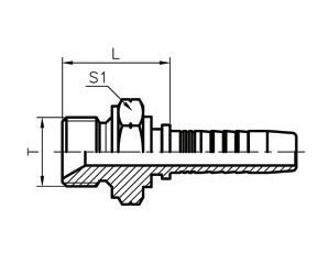 英管外螺纹60°内锥面