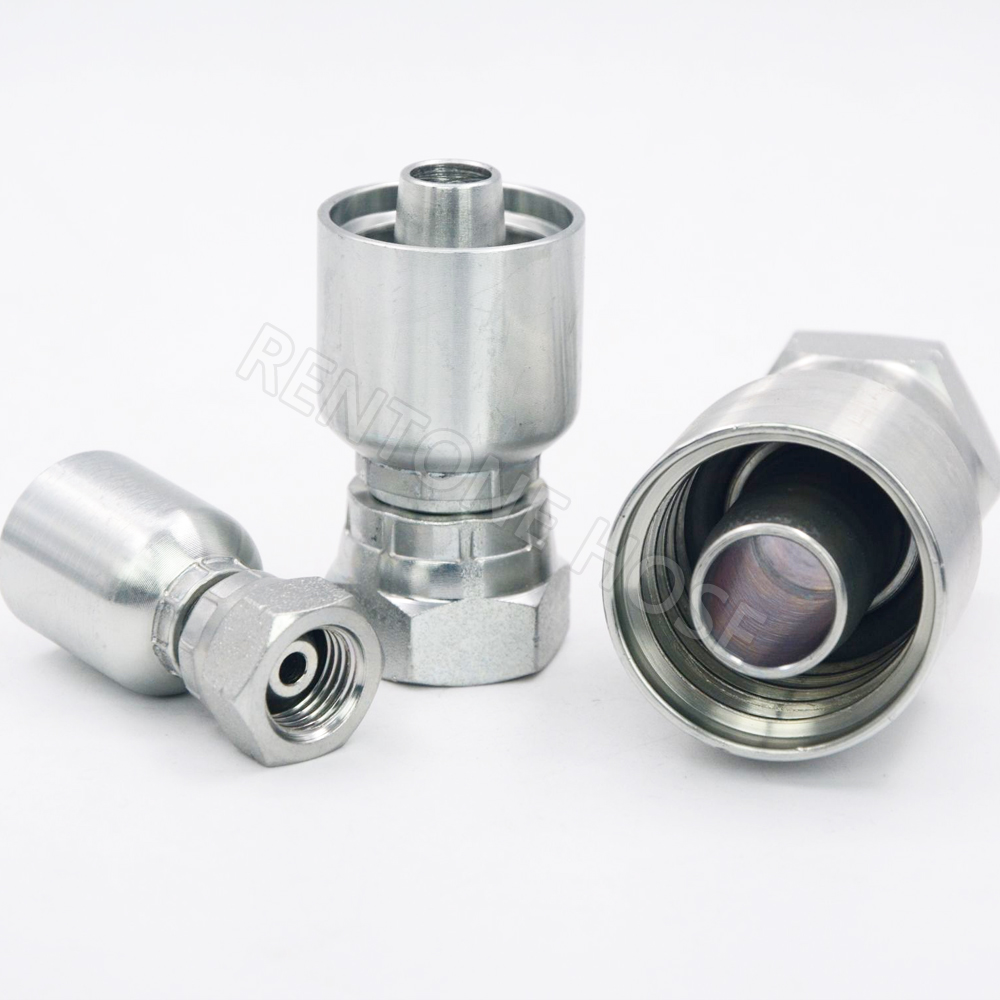 45°公制内螺纹24°锥面O型圈重型接头