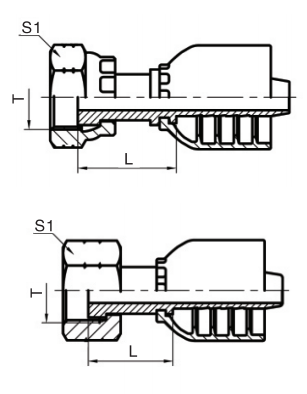 美制ORFS内螺纹平面