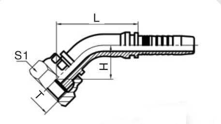 45°公制内螺纹平面