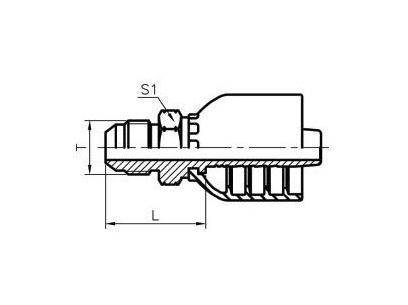 美制JIC外螺纹74°外锥面